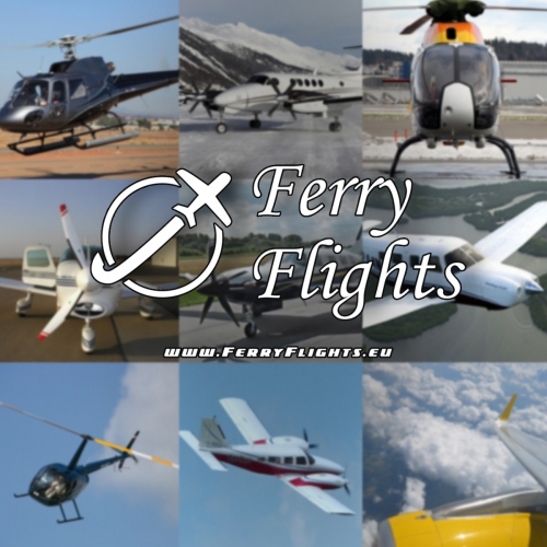 Ferry flights airplanes helicopters